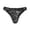 Black, variant on Low Rise Mesh Thong for Women Cheeky Lace Panties Bowknot Multicolor Sheer Breathable Underwear Ladies Laser Cut Single Pack, Pink,XS
