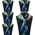 thumbnail image 3 of 5PCS Silk Scarf Ring Clip T-shirt Tie Clips for Women Fashion Metal Rhinestone Heart Flower Butterfly Circle Clip Shawl Scarves Clasp Dress Accessories Jewelry Buckle Clothing Ring Wrap Holder, 3 of 14