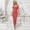Red, variant on Elegant Casual Tennis Dress for Women with Spaghetti Strap Bodice and Sleeveless Dress for Everyday and Wear Orange L