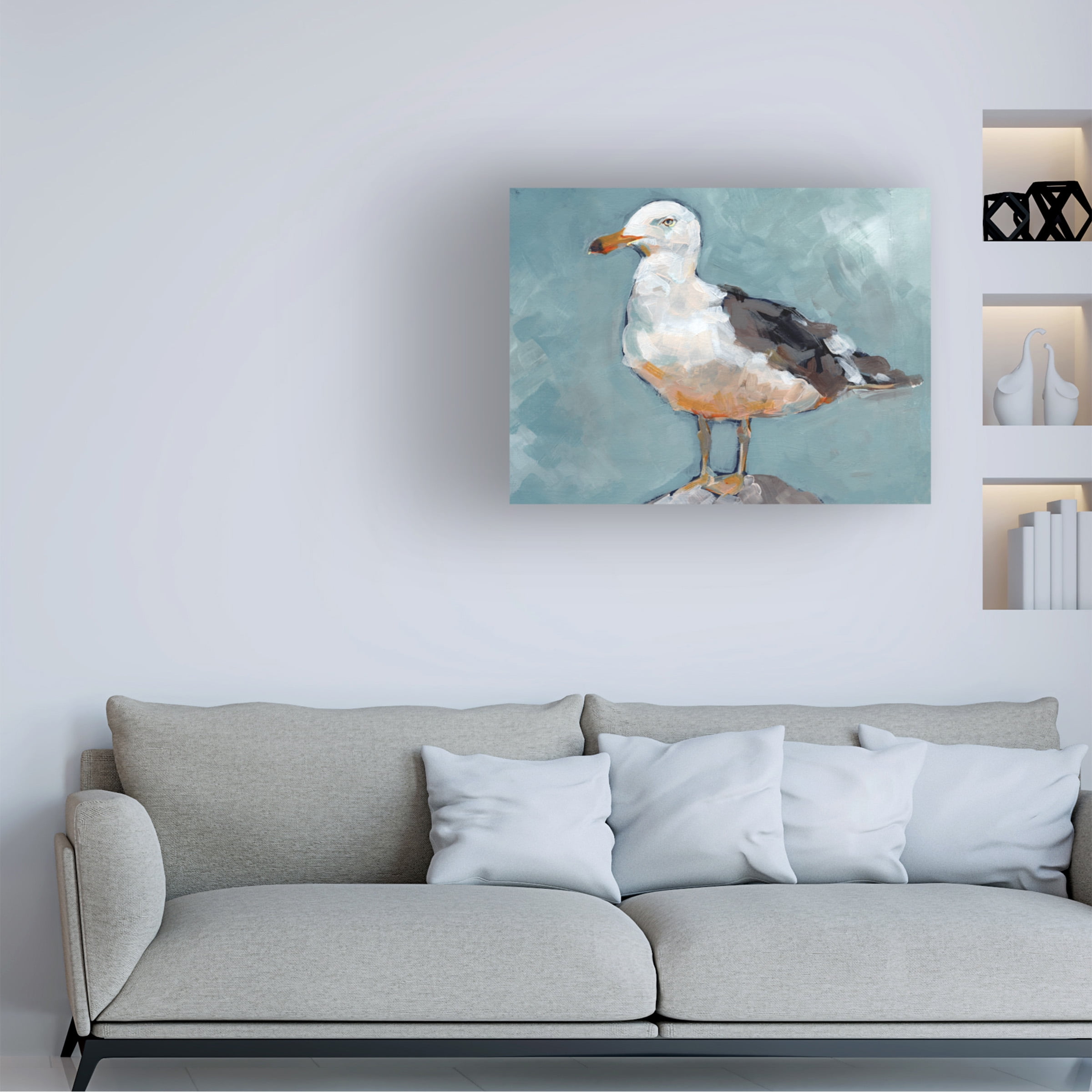 Jennifer Paxton Parker 'Seagull Stance II' Canvas Art