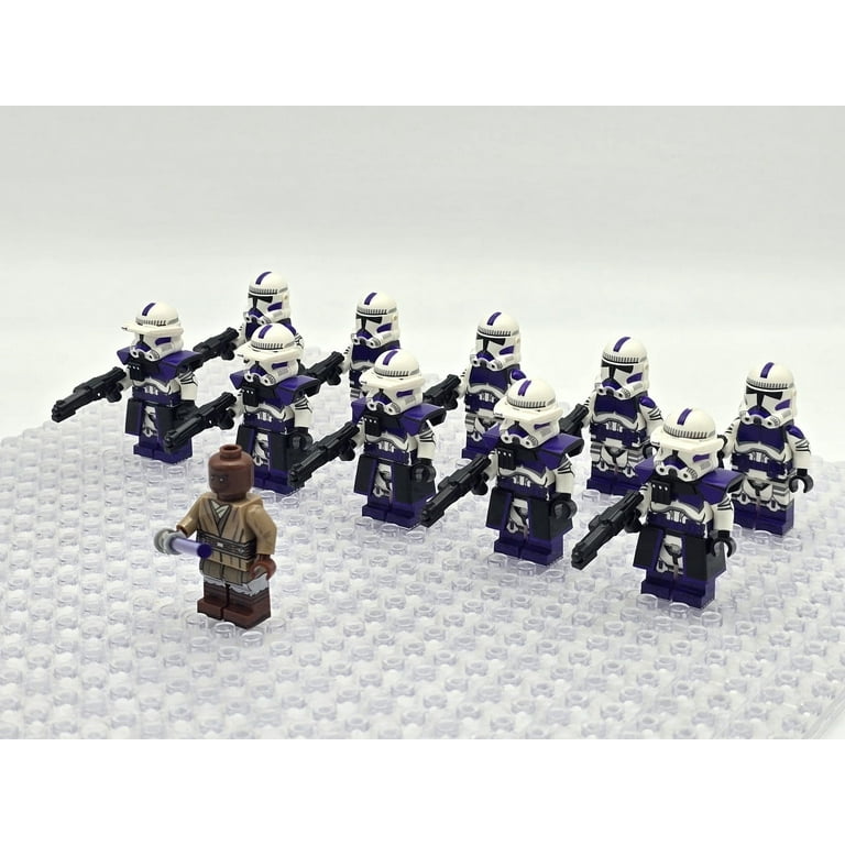 Star Wars Mace Windu 187th Legion Clone Troopers Minifigures Set