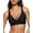 Black, variant on OEAK Womens Deep V Bras Wireless Comfortable Bra Supportive No Underwire Bras Tshirt Push Up Bralettes Plunge Seamless Bra