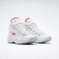 thumbnail image 3 of Reebok Footwear Men QUESTION MID FTWR WHT/FTWR WHT/VECTOR RED SHOE, 3 of 8