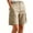 Solid Color, variant on jjayotai Cargo Shorts for Women High Waisted Shorts Knee Length Wide Leg Shorts Summer Casual Hiking Shorts with Pockets