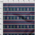 thumbnail image 2 of oneOone Viscose Jersey Fabric Stripe|Chevron & Tree Block Printed Fabric 1 Yard 60 Inch Wide, 2 of 5