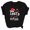 Black, variant on Christmas Shirt Women Christmas Womens Fashion Short Sleeve Casual Cute Holiday Shirt