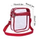 thumbnail image 2 of Xihbxyly Bolsa de Estadio Transparente, Diseño de Pvc Transparente, Gran Capacidad de Almacenamiento, Bolsillo Frontal para Artículos Esenciales, Correa Ajustable, Cómoda y Resistente, Ideal para Via, 2 of 2