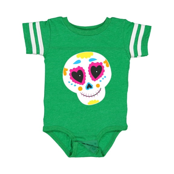 Inktastic Decorated Skull Boys or Girls Baby Bodysuit