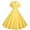 Yellow, variant on Babysbule Womens Summer Dresses, Women's 1950s Fashion Retro Dress Short Sleeve Vintage Swing Dress Clothes