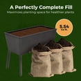 thumbnail image 3 of Polymer Outdoor Products Large Raised Garden Bed, 19.5 in L x 44.5 in W x 29.75 in H, 3 of 5