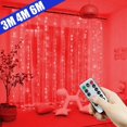 thumbnail image 2 of Guirnalda de luces navideñas con USB, guirnalda de luces navideñas, decoración navideña para el hogar, lámpara decorativa de Año Nuevo, 2 of 5