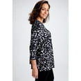 thumbnail image 3 of Jessica London Women's Plus Size Swing Tunic Oversized Long Blouse, 3 of 3
