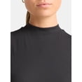 thumbnail image 3 of Avia Women's Ribbed Mock Neck Tank Top, Sizes XS-XXXL, 3 of 4
