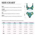 thumbnail image 5 of PAYOHTO Women's Cross Front Bikini Set with High Elasticity Soft Padding Cars Trucks Motorcyles Bathing Suit Crop Top Swimsuit, 5 of 9