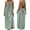 Green, variant on Women's Linen Dress Summer Loose Flowy Sundress Contrast Spaghetti Strap Sleeveless Backless Beach Maxi Long Dresses Beach Vacation Going Out Party Dress, Green