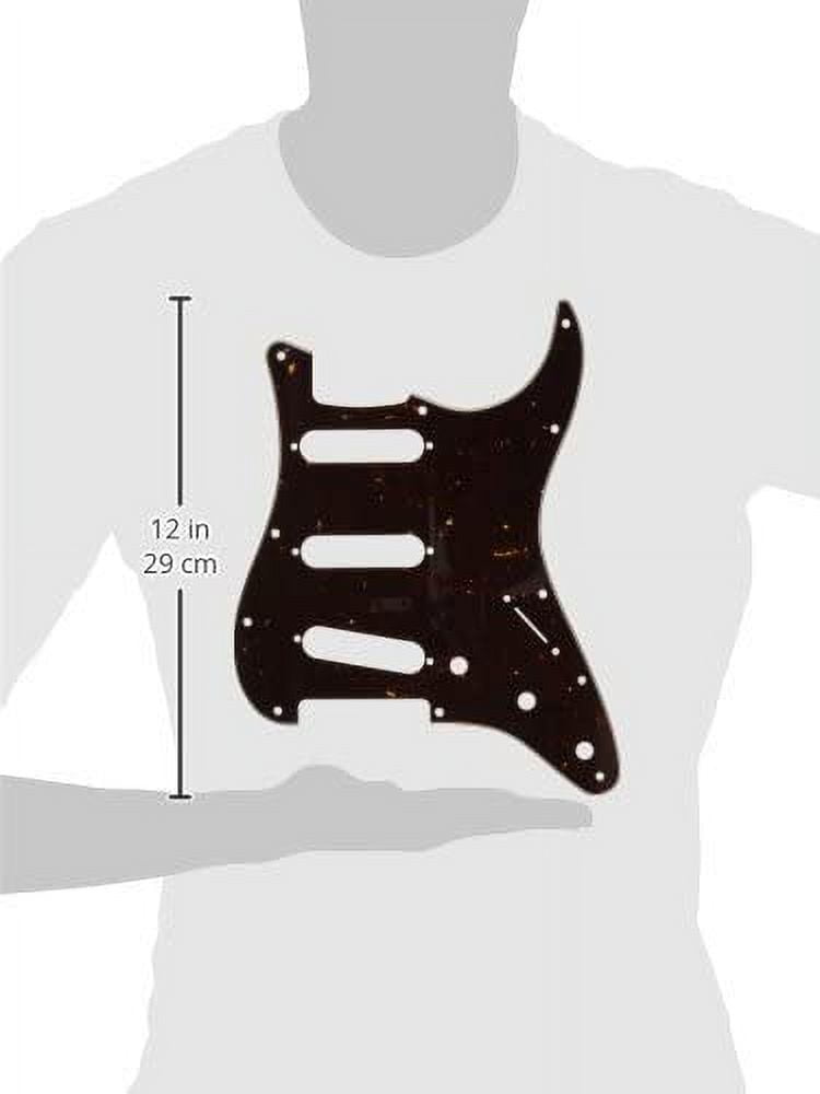 Fender Modern Pickguard, Stratocaster, 11-Hole - Tortoise Shell Tortoise Shell Stratocaster - 11 Hole (Modern) Modern Pickguard