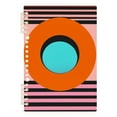 thumbnail image 7 of FORMRS 1-Subject Spiral Notebook 8" x 5" College Ruled 60 Refillable Sheet A5 Hard Cover, 2 Pack, Orange Circle, 7 of 7