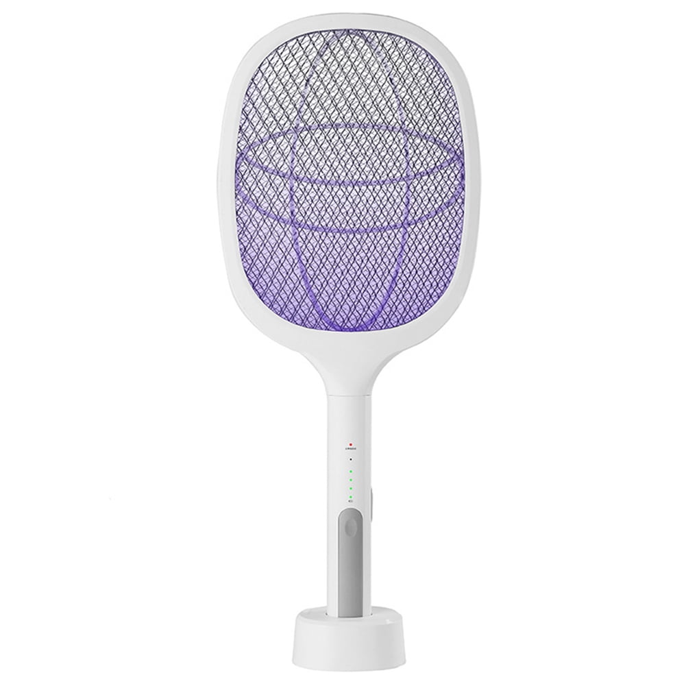 Details about   2-In-1 USB Rechargable Electric Mosquito Swatter Flies Fly Handheld Racket Home 