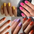 thumbnail image 3 of Hot Pink Press on Nails Medium Short Square,Xcreando Salon Like Coffin Fake Nails with Solid Color,No See Through Stick on Nails for Women,Natural Press-on 24 Pcs, 3 of 3
