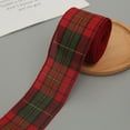 thumbnail image 2 of Firlar Christmas Diy Linen Ribbon Decoration Wire Ribbon Linen Roll, 2 of 12