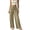 #H-Khaki, variant on ZHYou No Boundarie Women's Wide Leg Pants Ruffle High Waist Drawstring Lightweight Flowy Loose Casual Full Length Trousers,Khaki,Size S