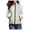 White, variant on larppty Women Down Vest Waistcoat Solid Color Stand Collar Sleeveless Zipper Jacket Autumn Winter Casual Warm Outerwear (Black, XL)