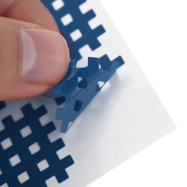 Cinta Cruzada ANGGREK 20 Piezas/juego de Pegatinas de Kinesiología Azul