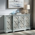 thumbnail image 4 of ACME Adelle Console Table with Door in Light Teal, 4 of 5