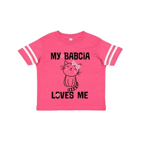 

Inktastic My Bapcia Loves Me Girls Gift Gift Toddler Toddler Girl T-Shirt