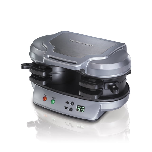 Hamilton Beach Dual Electric Breakfast Sandwich Maker with Timer (25490C)