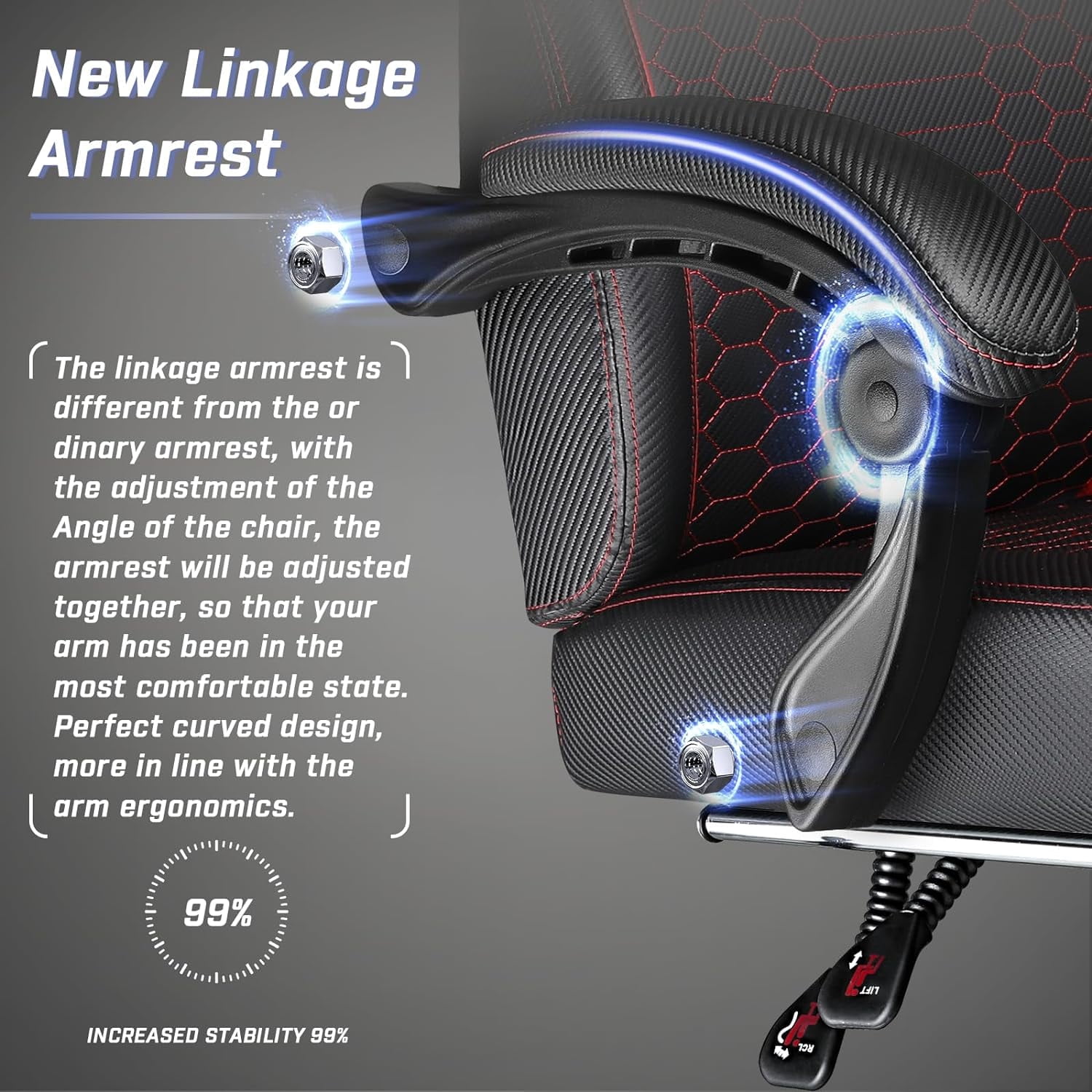 Bossin Big and Tall Gaming Chair 400lb Weight Capacity,Gamer Chairs for Adults,Video Game Chair wth Footrest,Racing Style Computer Gamer Chair with Headrest and Lumbar Support