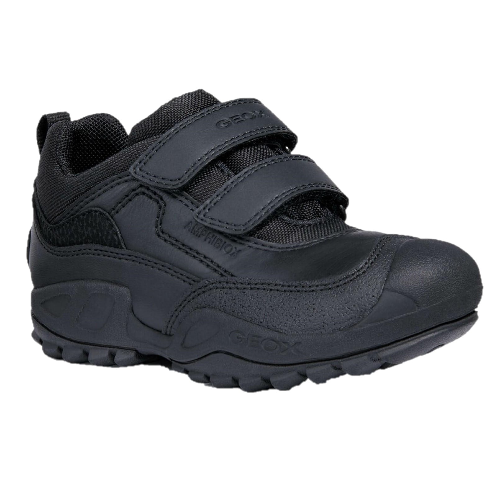 Geox Boys New Savage Abx Leather Trainers Walmart