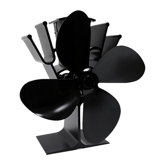 Birdeem Stove Fan Wood Stove Fan Fireplace Fan Heat-powered Fan With 4 Blades