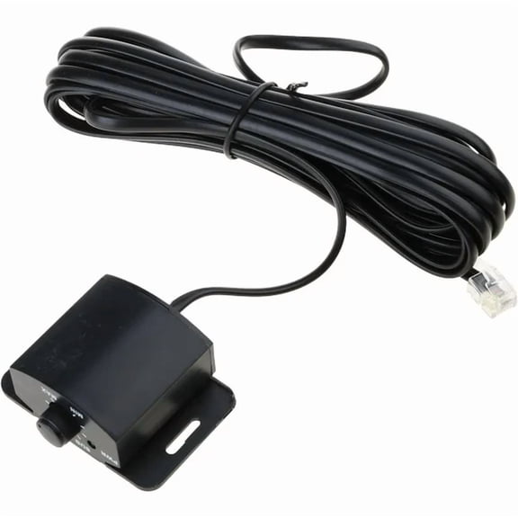 Universal Bass Control Knob, Bass Volume Knob with Extension Cable for Car Amplifier, Bass Knob for Car Amplifier 4 Pin