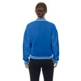 thumbnail image 5 of Women's New Era  Royal Denver Broncos Throwback Fleece Full-Snap Jacket, 5 of 5