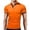 D248/Orange, variant on Afdoent Polo Shirts For Men Summer Fashion Collocation Lapel Baggy Short Sleeved Top Work Office Daily Wear Classic