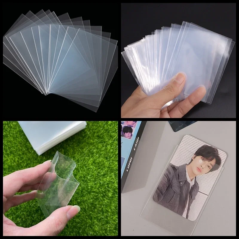 Manchon De Protection Transparent Pour Carte Photo En PVC, Pour Cartes De Sport De Basket-ball à Collectionner, Jeu 35PT, Porte-carte Idole Kpop 3x4 Pouces