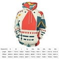 thumbnail image 2 of Abstract Geometric Pattern 3D Print Hoodie Men Women Autumn Thin Pullover Sweatshirt Vintage Streetwear Tops, 2 of 6