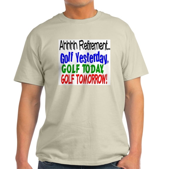 CafePress - Ahhh Retirement Golf Light T Shirt - Men's Classic Graphic T-Shirt