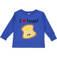 thumbnail image 3 of Inktastic I Love Toast Boys or Girls Long Sleeve Toddler T-Shirt, 3 of 5