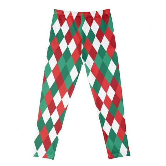 Xinhuaya 3-9T Girls Footless Leggings Yoga Tights Printed Stretch Trousers