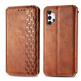 thumbnail image 3 of Étui pour Samsung Galaxy A32 5G à Rabat Portefeuille à Rabat Magnétique Protecteur - Marron, 3 of 5