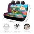 thumbnail image 2 of Lupi y Baduki-theme Car Rear Seat Covers Back Elastic Flexible Car Seat Covers Decorative Fits Most Cars 120x59x76cm, 2 of 6
