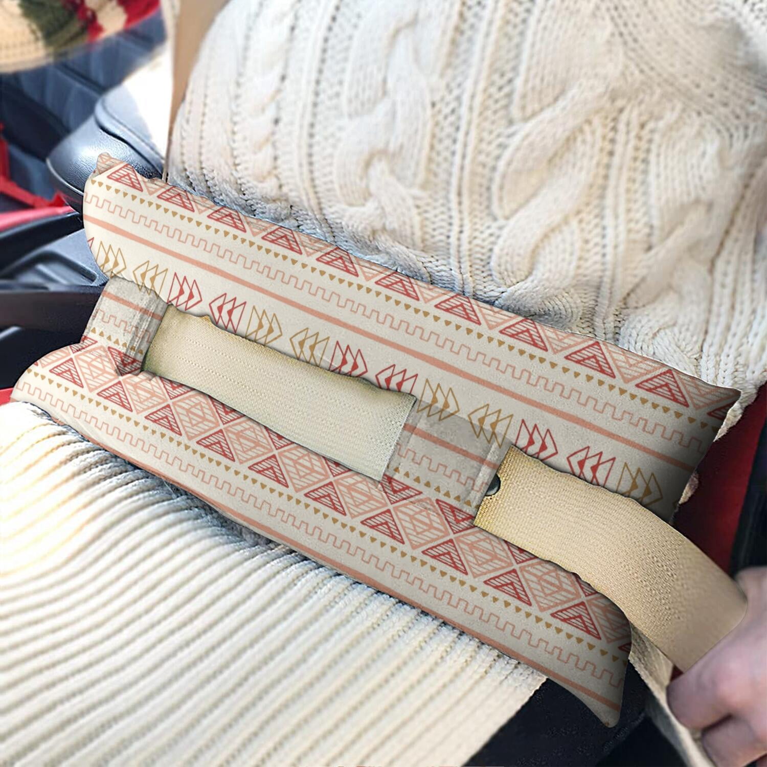 Post-Hysterectomy Seat Belt Pillow Abdominal Protection Cushion (Ethnic)