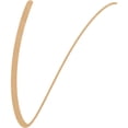 thumbnail image 1 of Unfinished MDF Wood Letter V, Craft 5'' Tall Home Décor, Bellany, 1 of 3