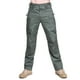 thumbnail image 2 of Pantalones largos para hombre, de color liso, multibolsillos, lavados, para exteriores, informales, de algodón puro., 2 of 6