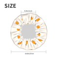 thumbnail image 3 of Cute Orange Pear Shower Cap, Reusable Bath Hair Hat for all Hair Lengths Hair Cover with Elastic Band Double Waterproof Layers Bathing Hat, 3 of 5