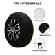 thumbnail image 2 of Fotbe Floral Sunglasses Cat Art Funda de Llanta de Repuesto con Estampado, Engrosada, Ajuste Universal para Jeep, Remolque, RV, SUV, Camión-17 inch, 2 of 6