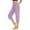 Purple, variant on Capri Pants for Women Spring Summer Elastic Waist Relaxed Fit Capri Sweatpants with Pockets Womens Capris
