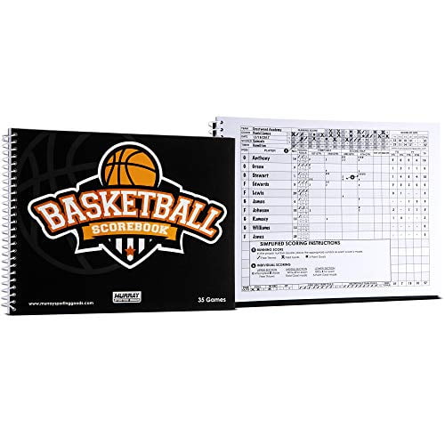 Murray Sporting Goods Basketball Scorebook 15 Players 35 Games 